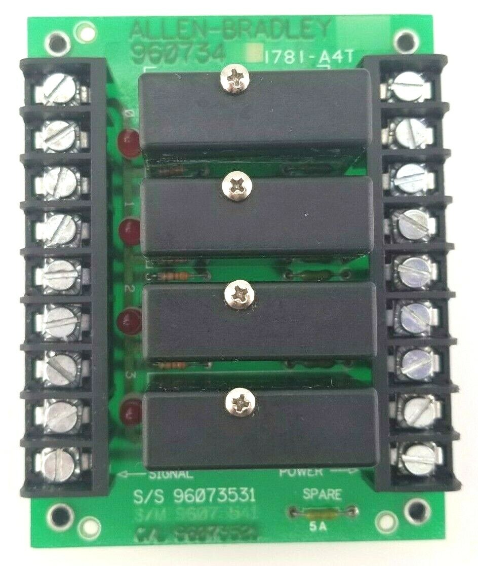 Allen Bradley 1781-A4T, I/O Relay Board, 960734