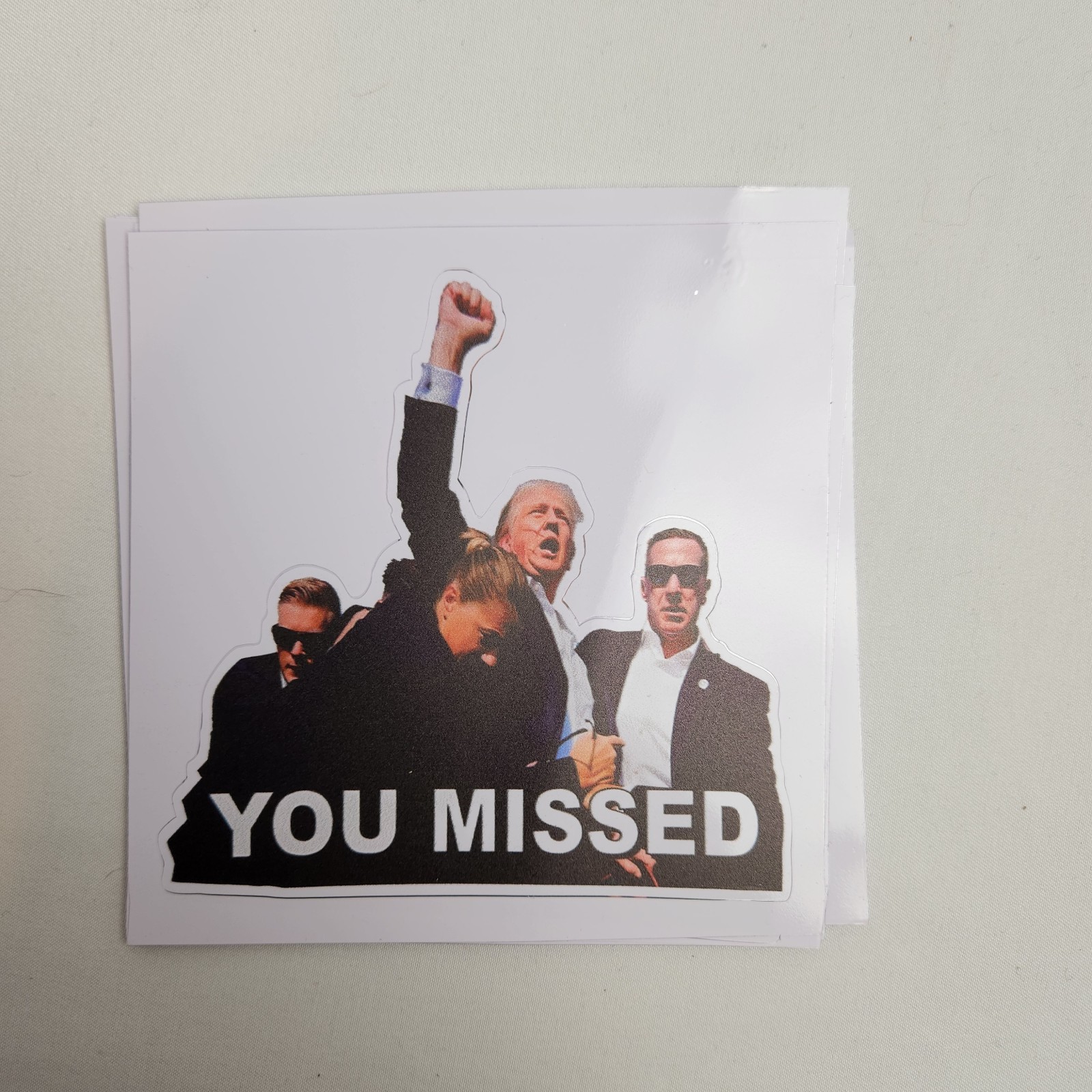 TRUMP 2024 YOU MISSED STICKER AMERICA patriot DONALD MAGA 10PK USA 4INCH
