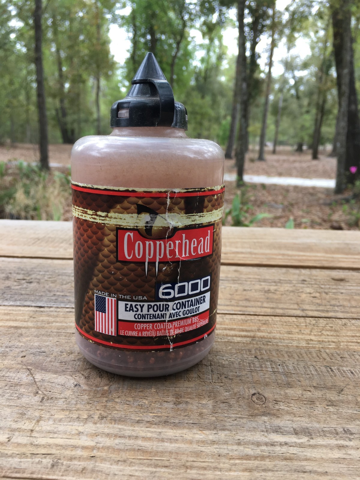 Crosman Copperhead BB's - 6000 count, opened