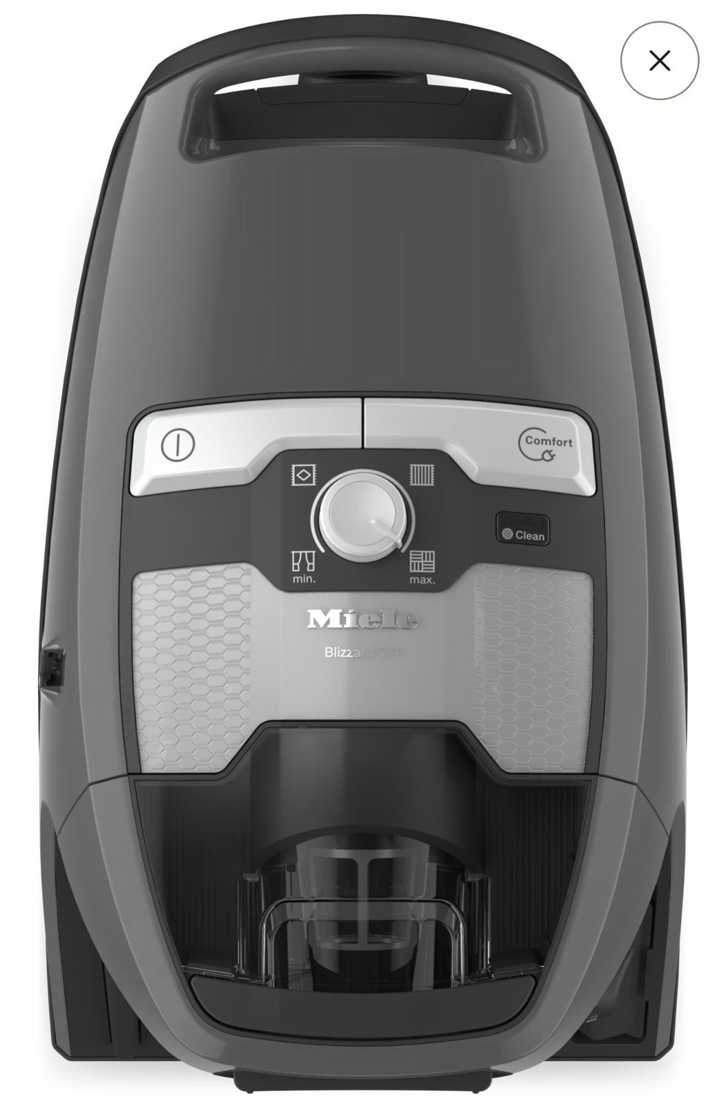Miele Blizzard Cx1 PureSuction Powerline Graphite Grey