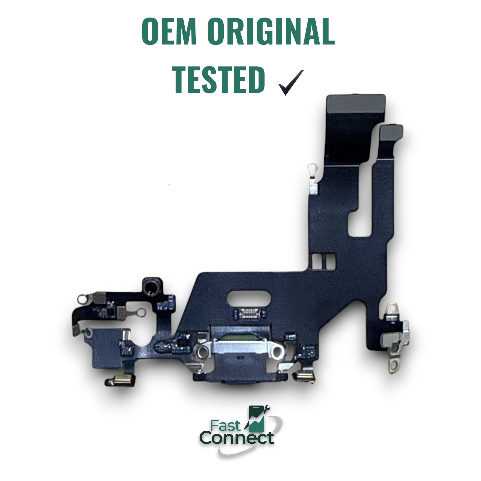 iPhone 11 Charging Port Replacement OEM Original Apple Mic Flex Cable All Colors