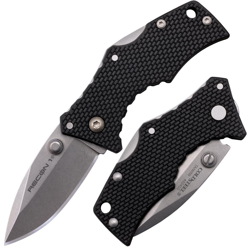 COLD STEEL Micro Recon 1 Lockback 27DT Knife 4034 Stainless Steel Spear Point