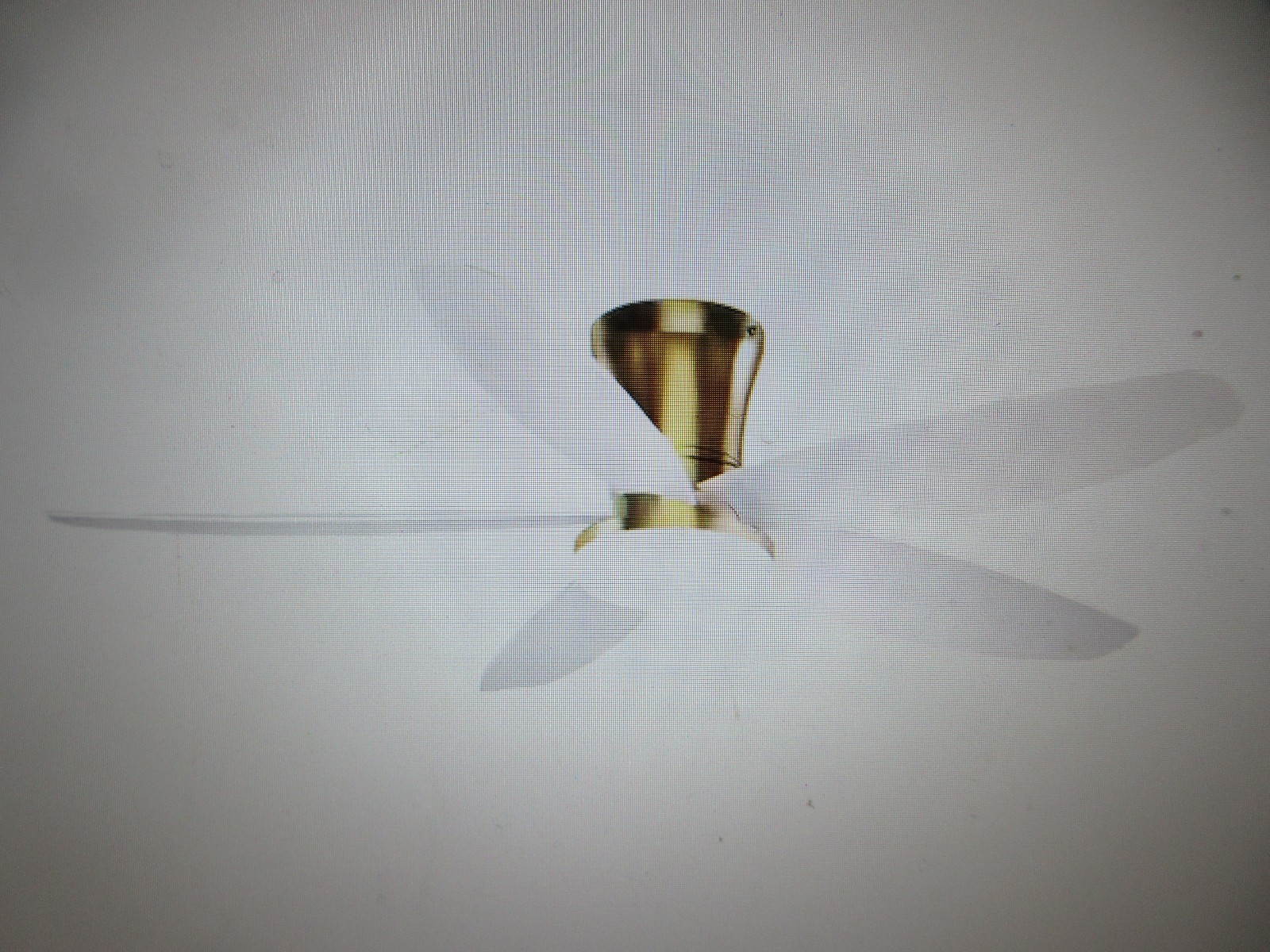 Kviflon 42 in. Indoor/Outdoor Modern Gold Standard Ceiling Fan w Light & Remote
