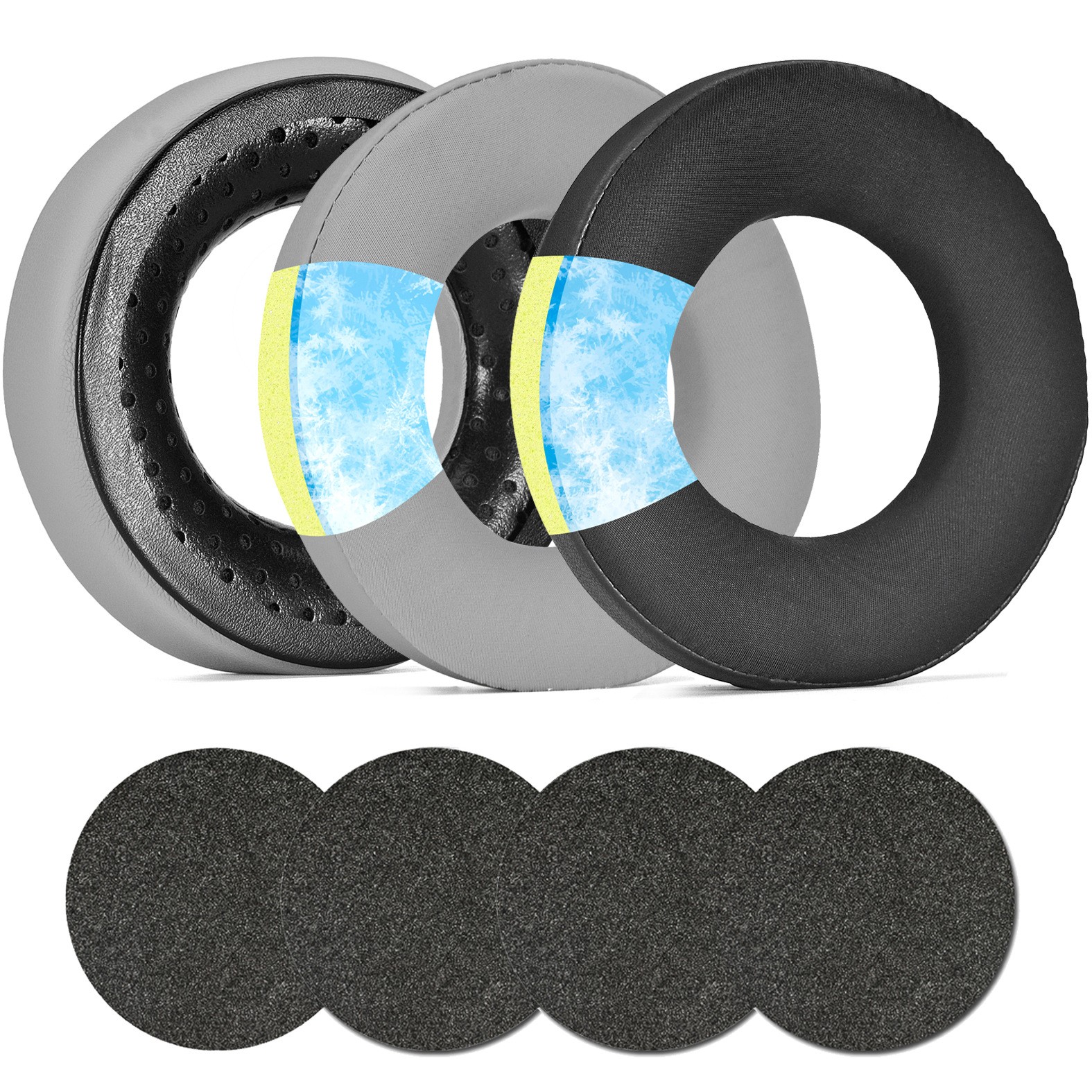 Replacement Ice Gel Ear Pads for Beyerdynamic DT770 DT880 DT900 Pro Headphones