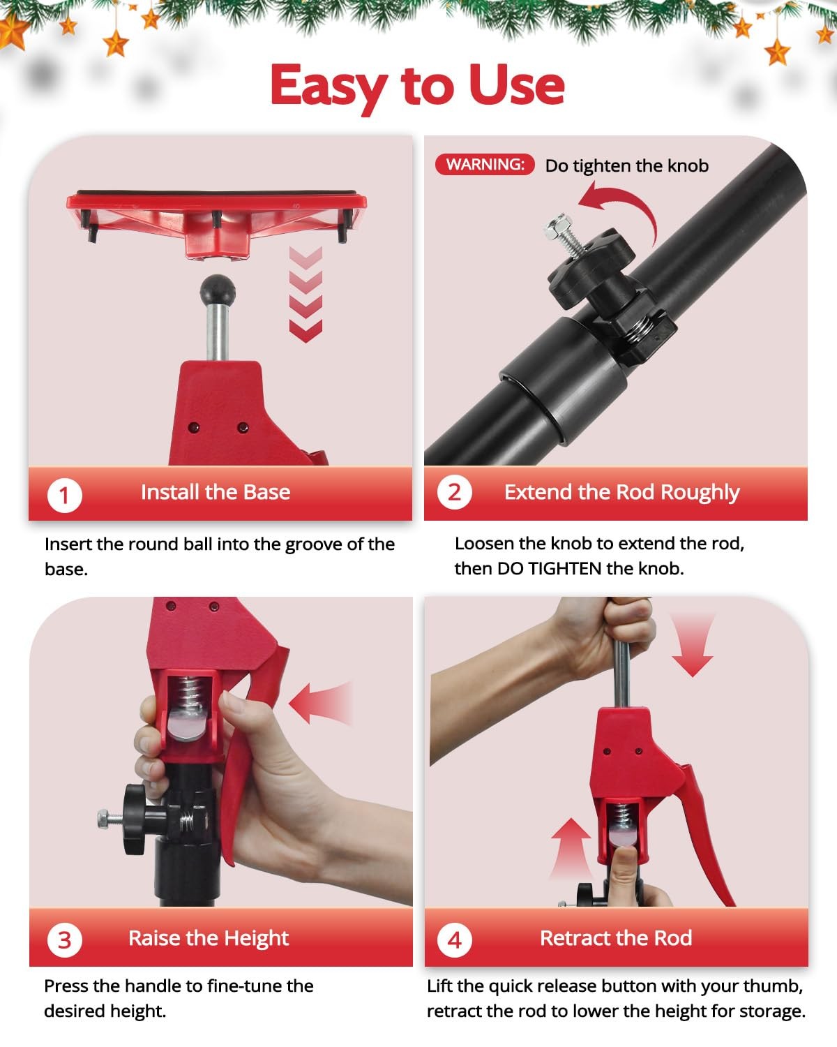 Xinqiao Cabinet Jacks For Installing Cabinets Light Duty Third Hand Tools