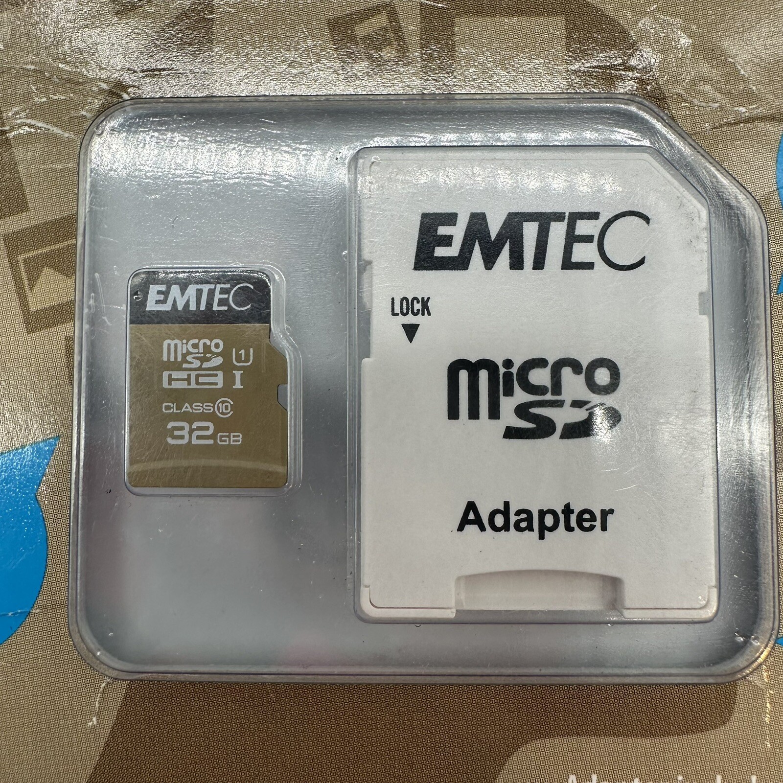 EMTEC Micro SDHC /SDXC GOLD Memory Card 32GB and up to 45 MB/s With Adapter