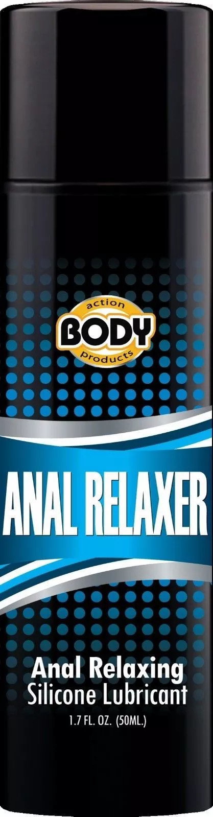 ANAL RELAXER BODY ACTION, SILICONE BODY LUBRICANT -  RELAXING LUBE 1.7 OZ