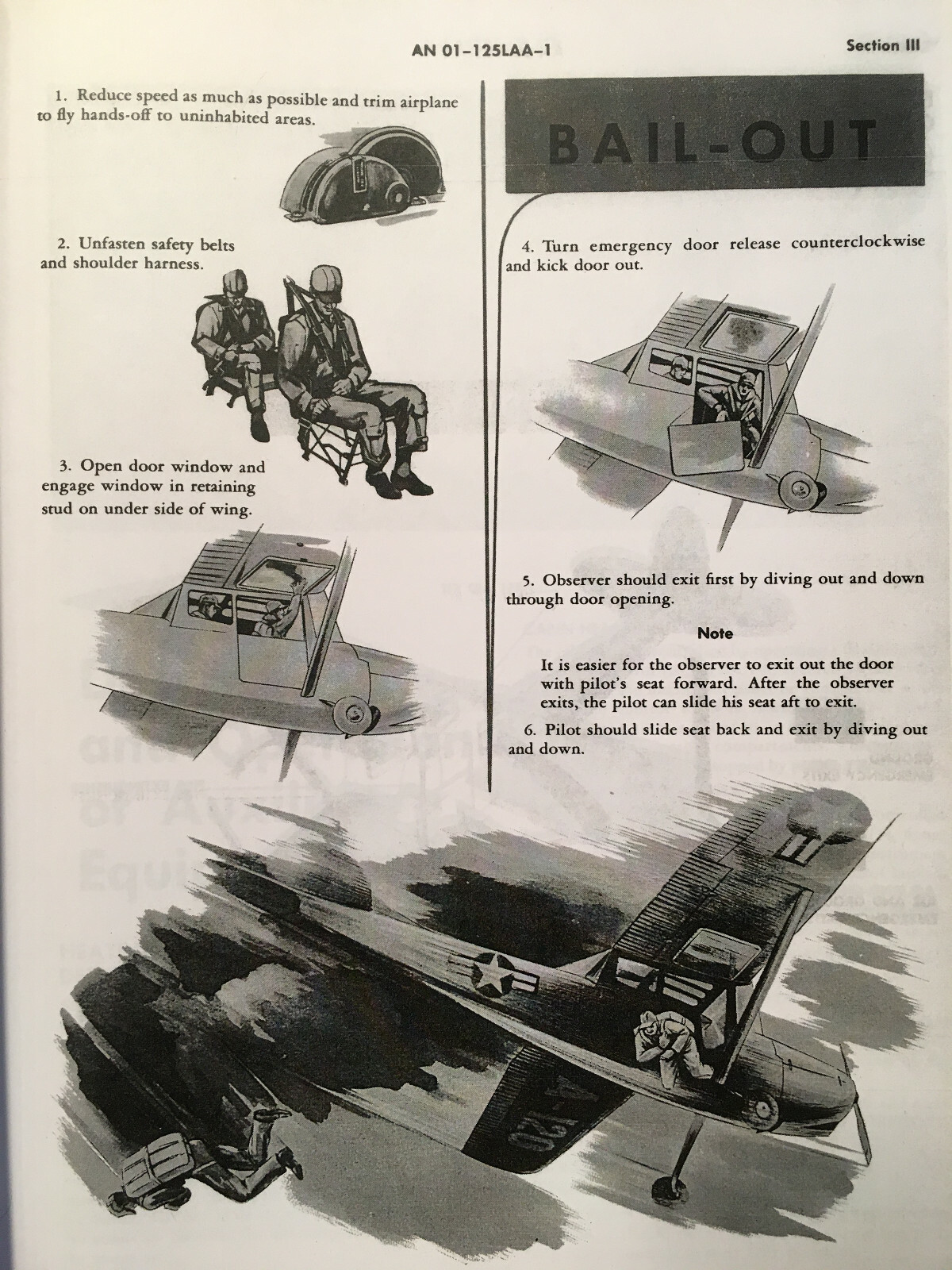 Cessna L-19A Series Flight Handbook Manual