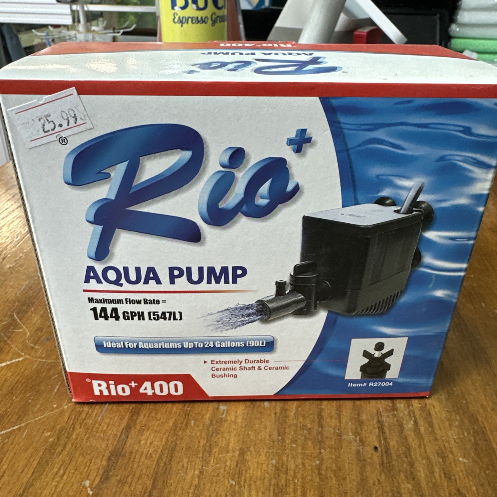 Rio+ 400 UL Submersible Aquarium Water Pump Powerhead Fountain Hydroponic 144GPH