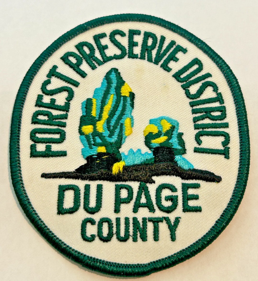 Du Page County Illinois Forest Preserve District Patch Unused