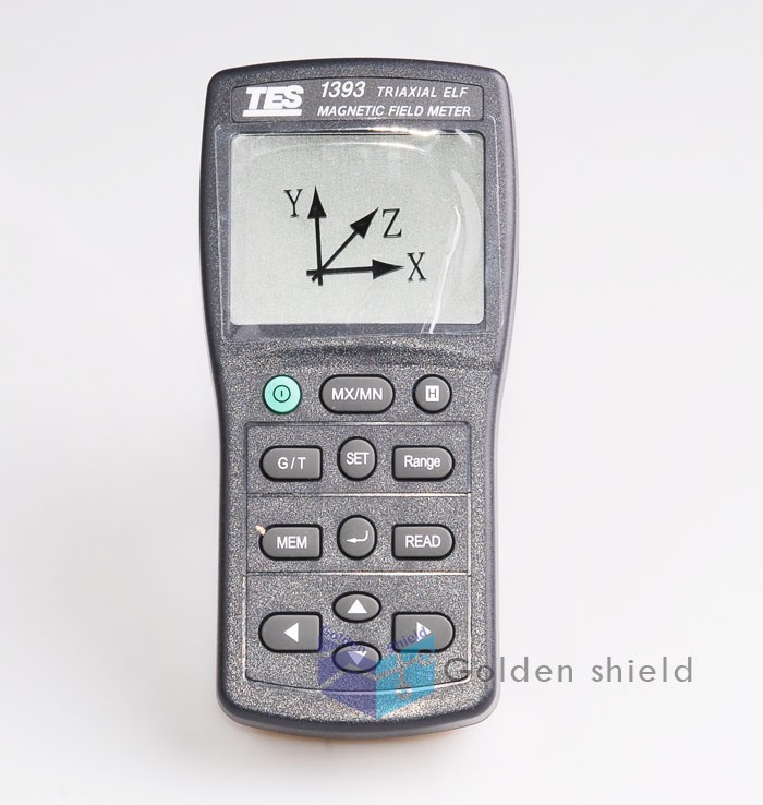 TES-1393 Triaxial ELF EMF Tester Electro Magnetic Field Meter Gauss Tesla Gauge✦