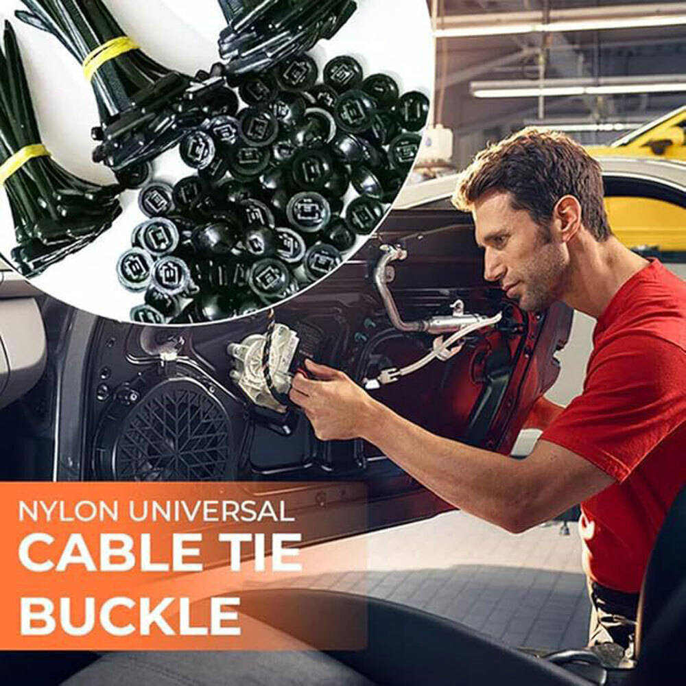 Nylon Universal Cable Tie Buckle 100Pcs US STOCK