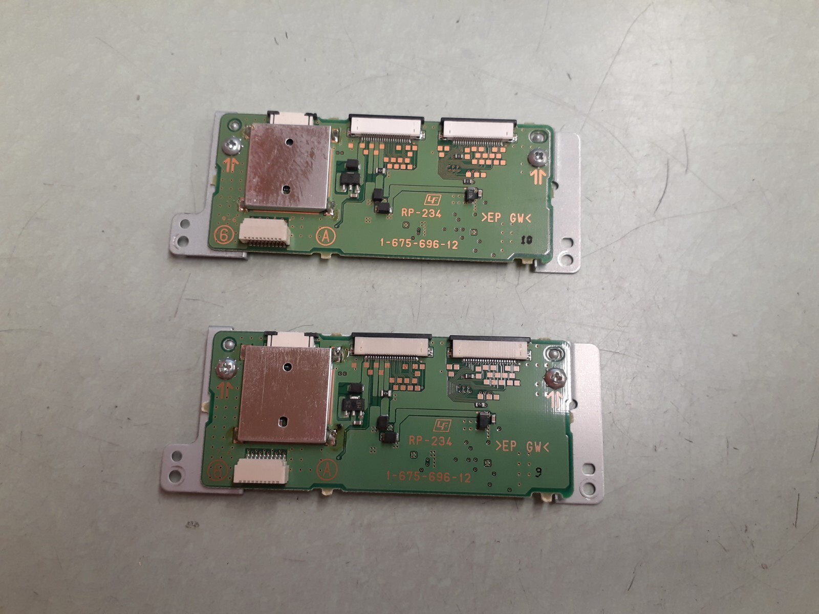 (2) Sony 1-675-696-12 RP-234 Boards for DSR-45 DSR-25