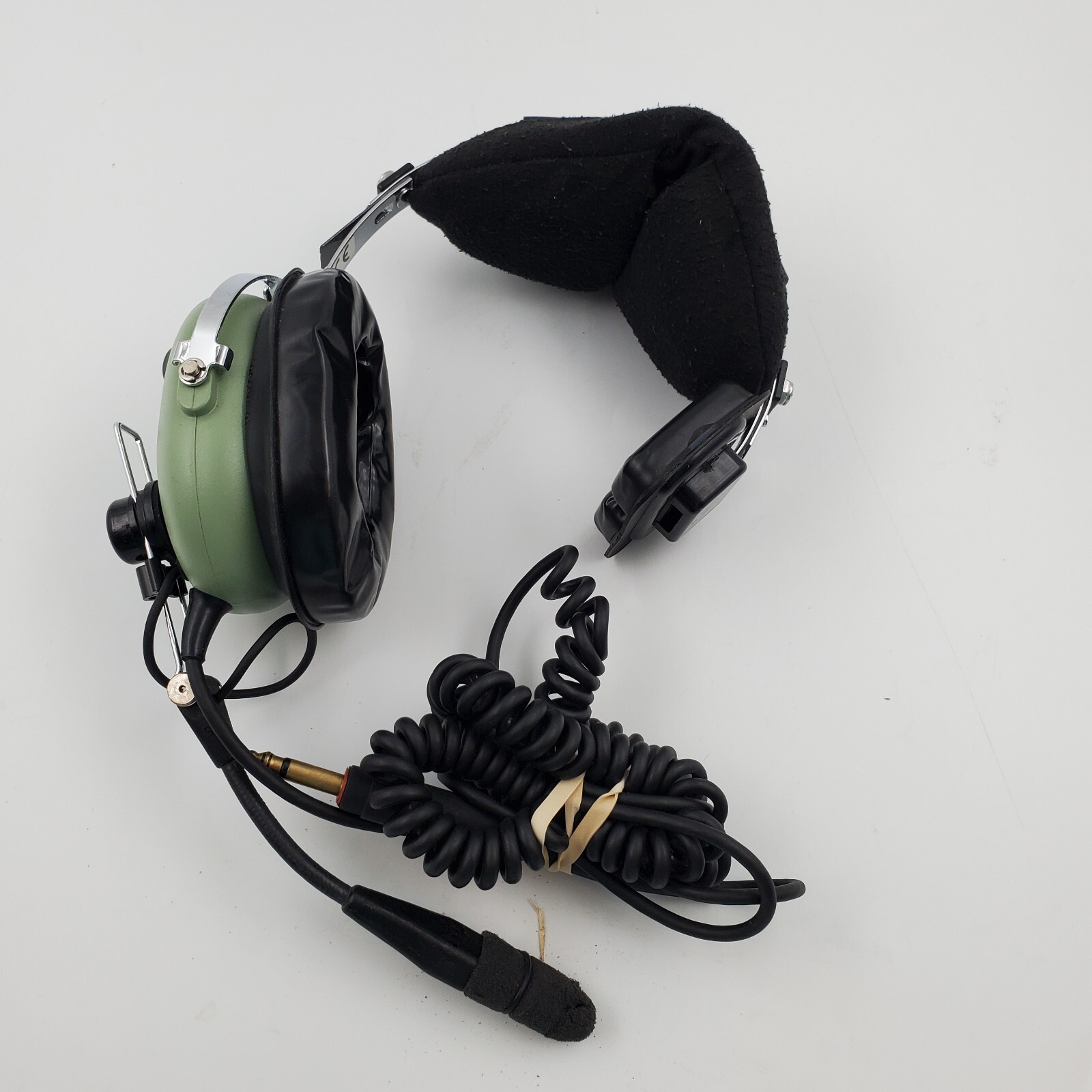David Clark 40608G-04 Single Ear Muff Headset with Flex Wire Boom & PJ-051 Plug
