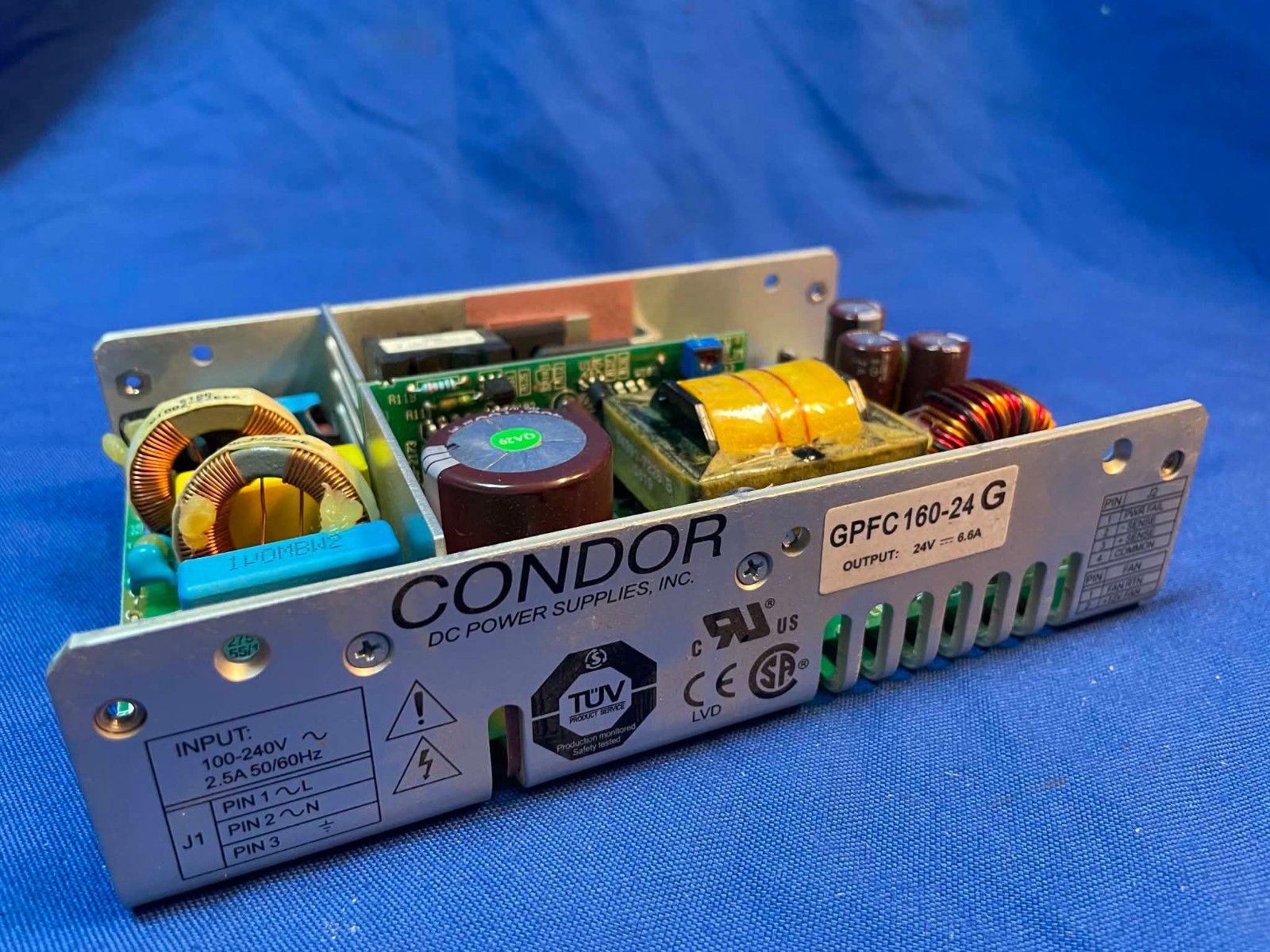 USED CONDOR GPFC 160-24 160 watt 24 volt Power Supply