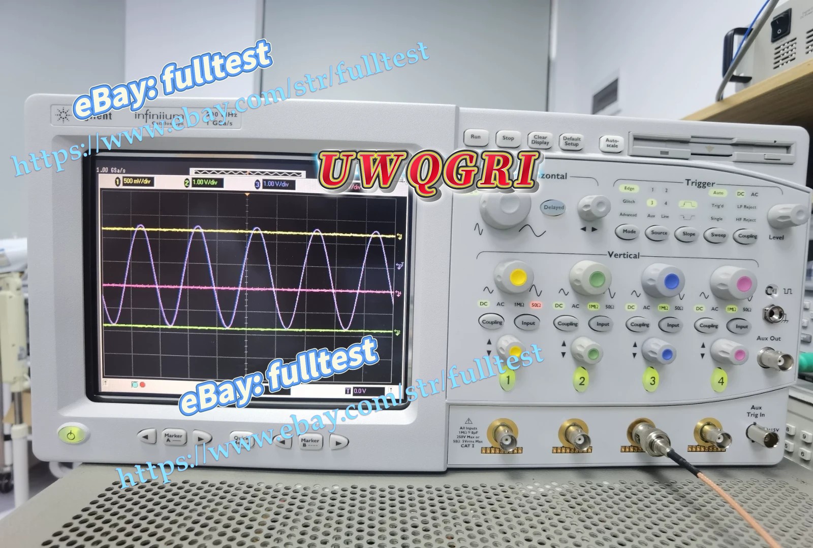 1PCS Used 54815A，500MHz，1GSa/s four-channel with 90 day warranty ccd