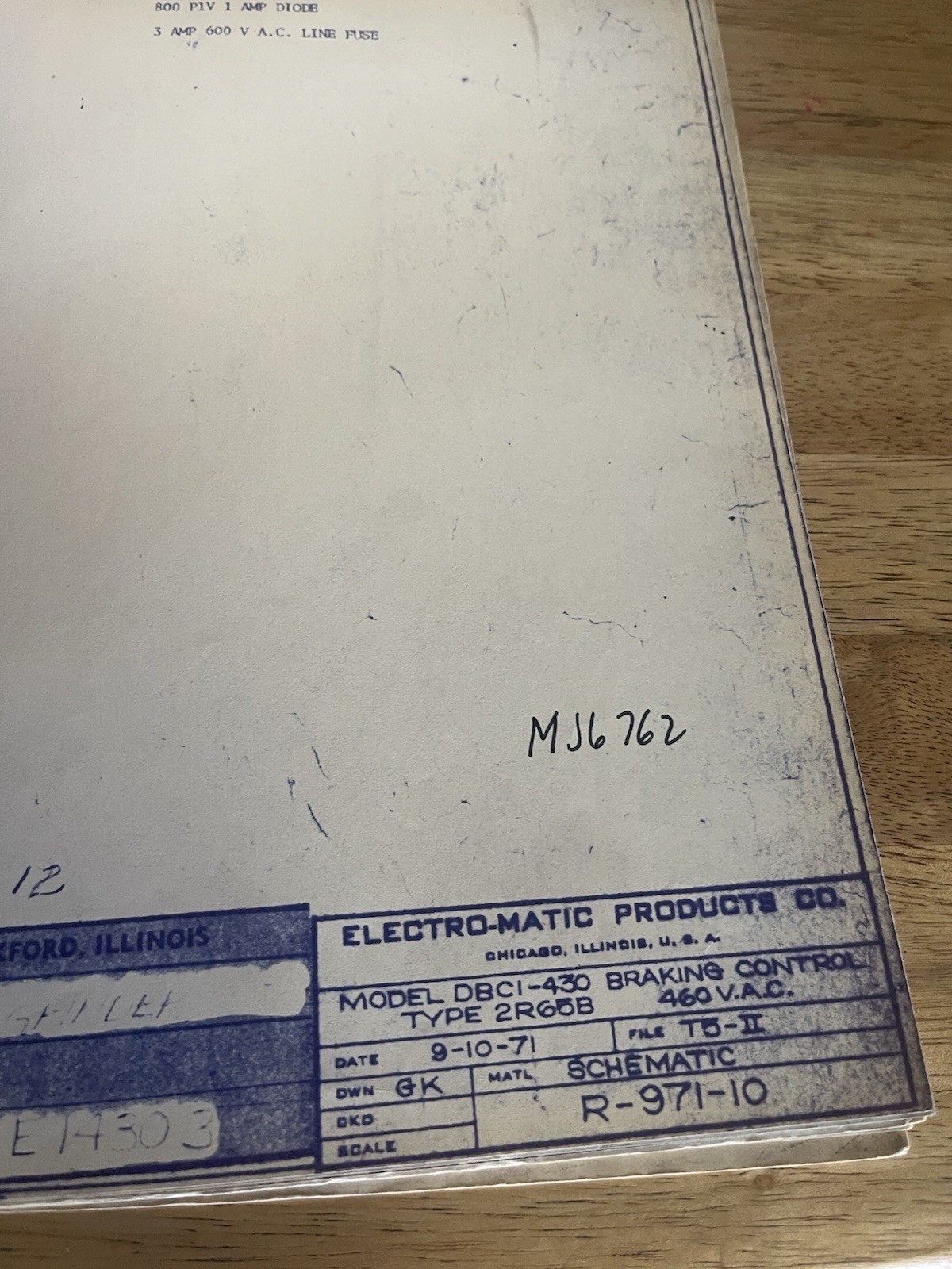 Mattison 42" Rotary Schematics-6 drawings