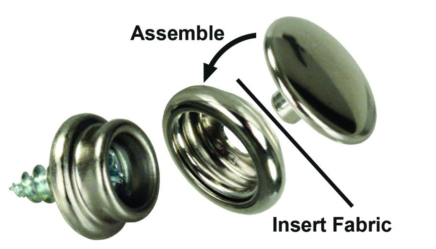 JR Products 81585 - Snap Fastener Installation Kit