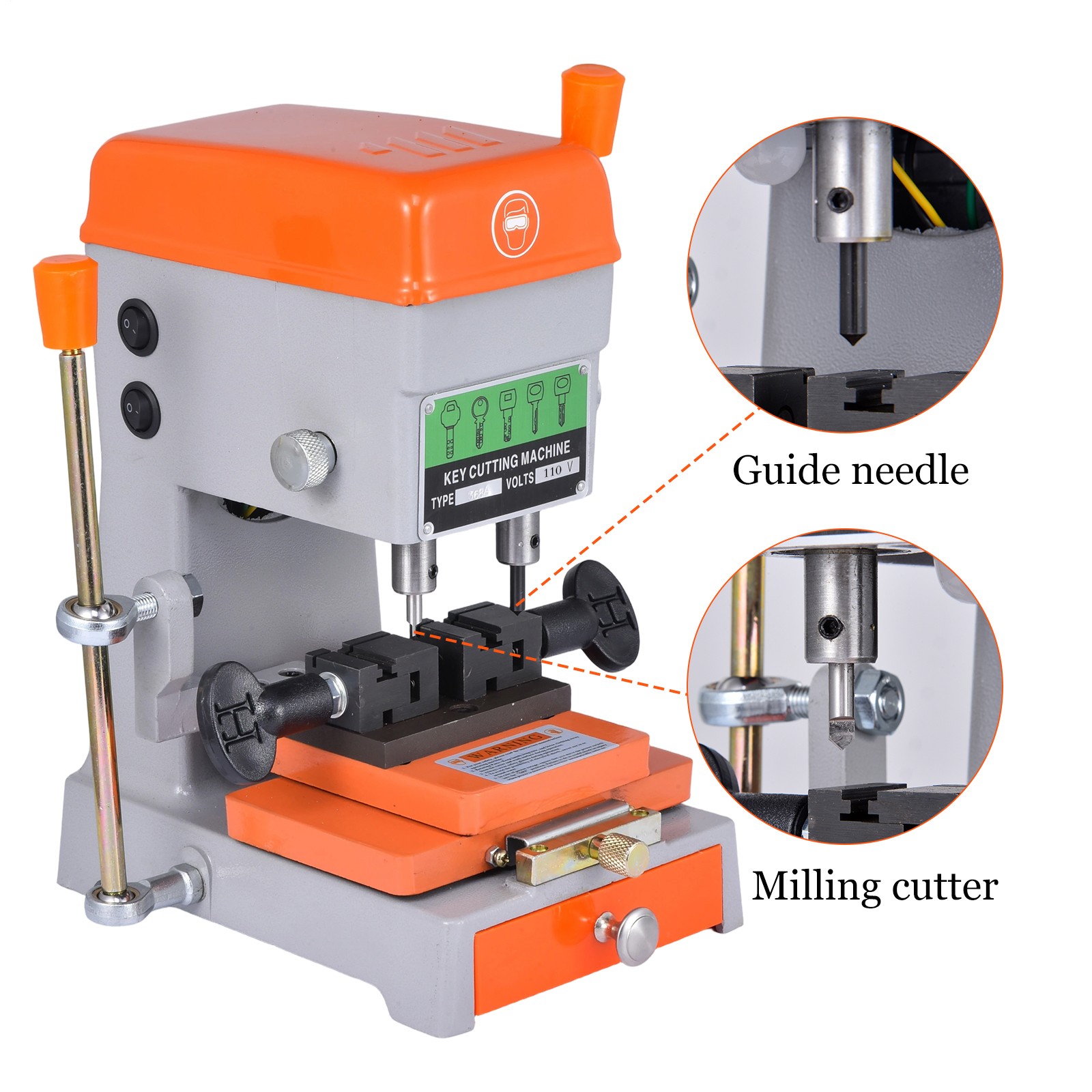 Key Cutting Duplicating Machine Cutter Car Key Copier Locksmith Tools