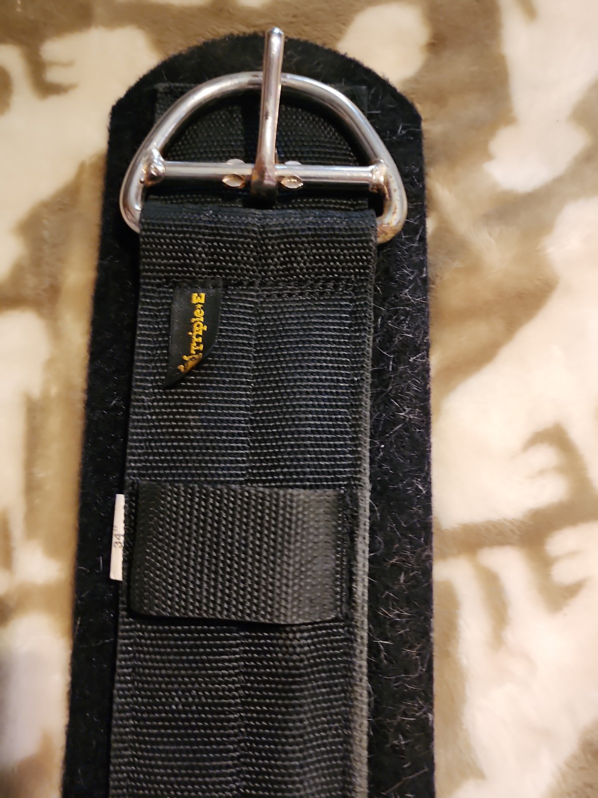 Triple E Western Neoprene Girth..black..34 Inch EUC