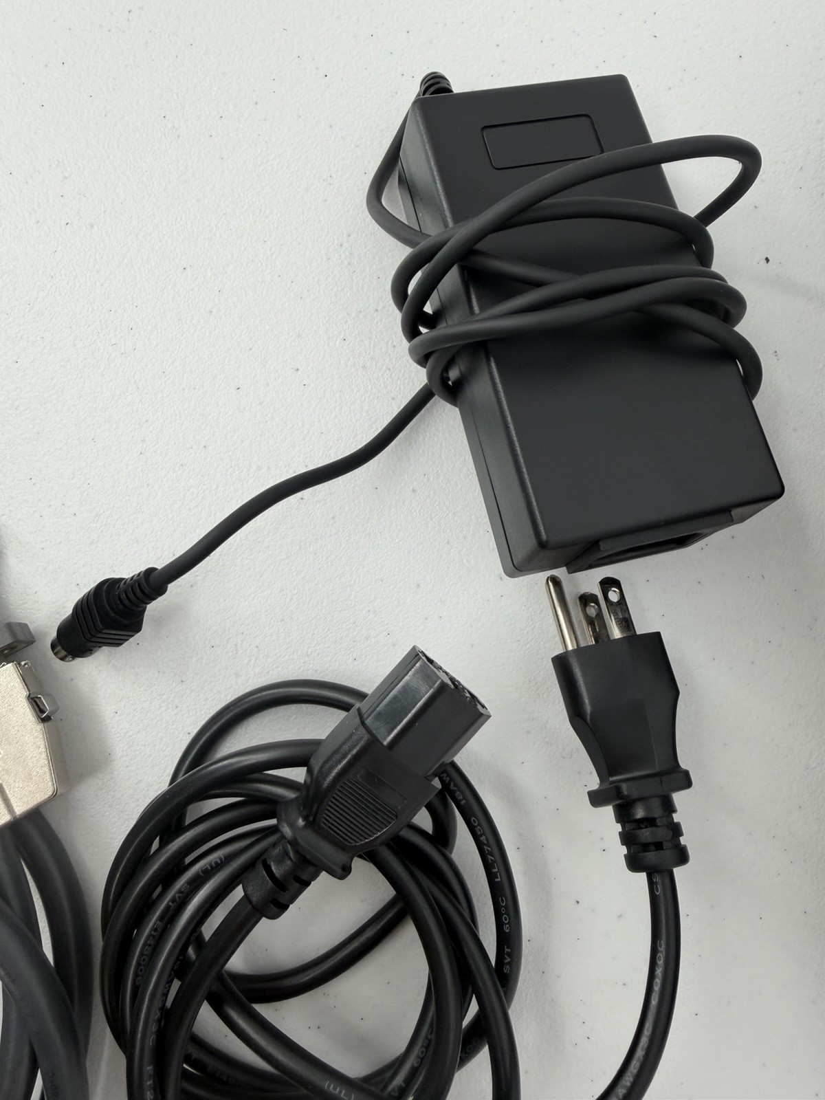 Lot Iomega Zip Disk 100 Jaz 1GB External Drive Unit Power Cord Cords Untested