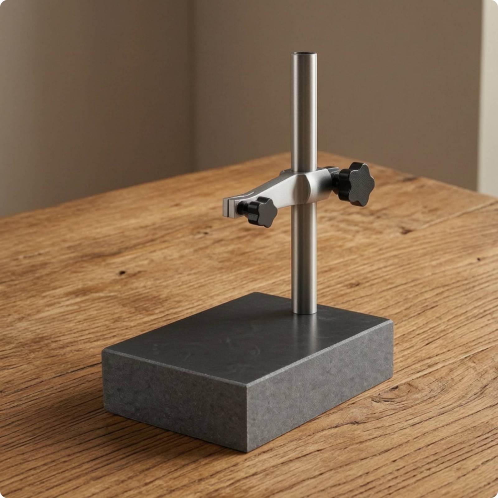 Gauge Holder with Marble Base Precision Dial Indicator Holder with Stone Base