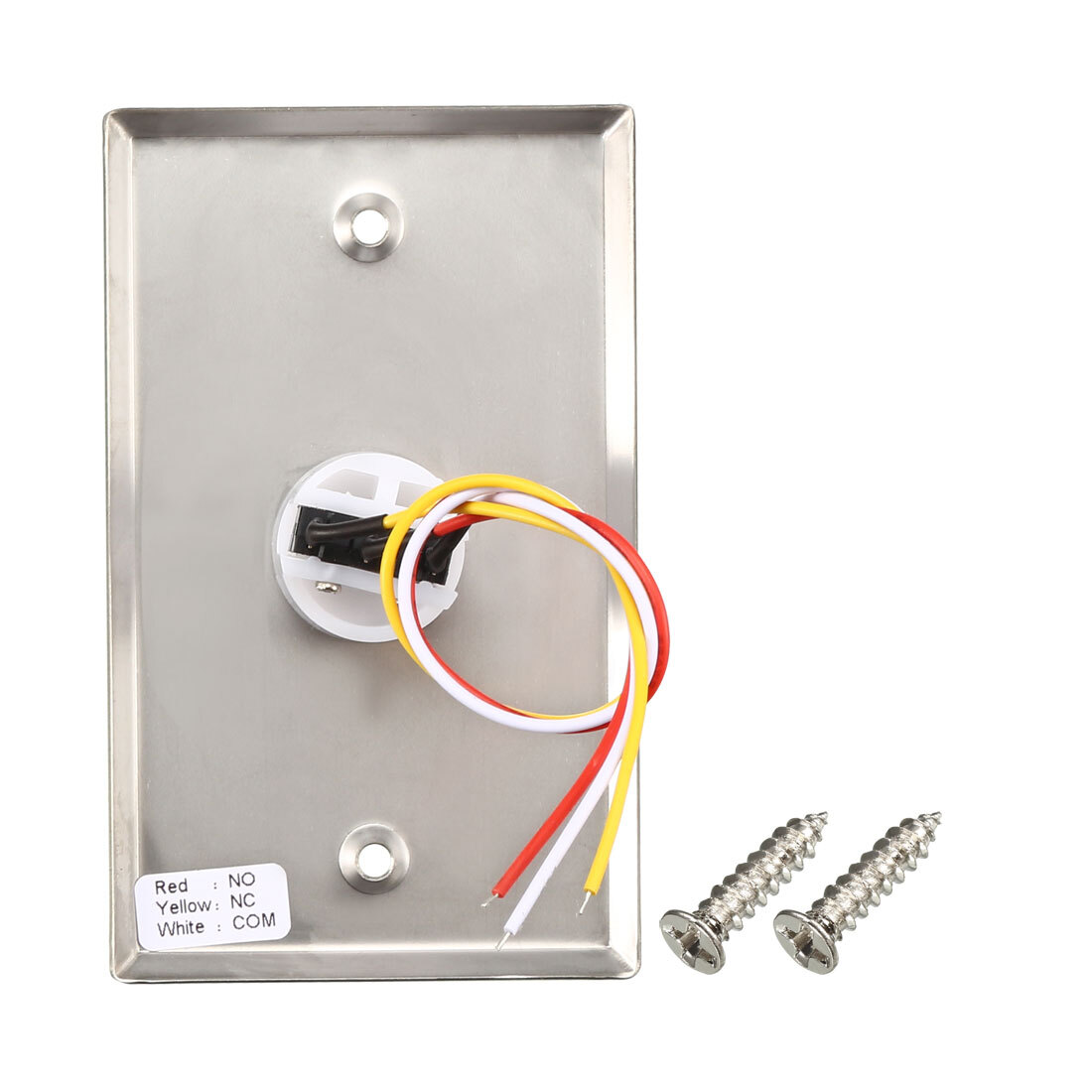 Door Release Button Push to Exit Resettable NO/NC/COM Switch 36V 3A