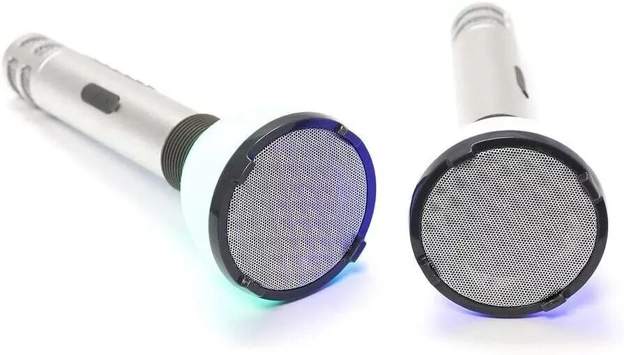 Singing Machine Duet Karaoke Microphones 2-pack Bluetooth Speakers SMM478