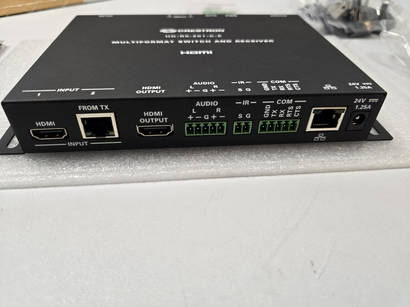 Crestron HD-RX-201-C-E MultiFormat Switch & Receiver HDMI over CATx NEW OPEN BOX