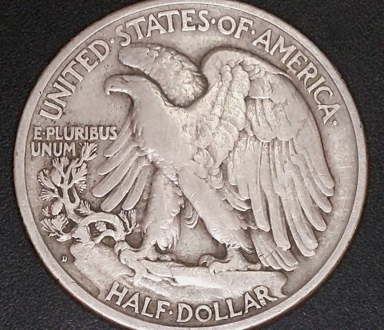 1918-d Walking Liberty Half in Very Fine Condition