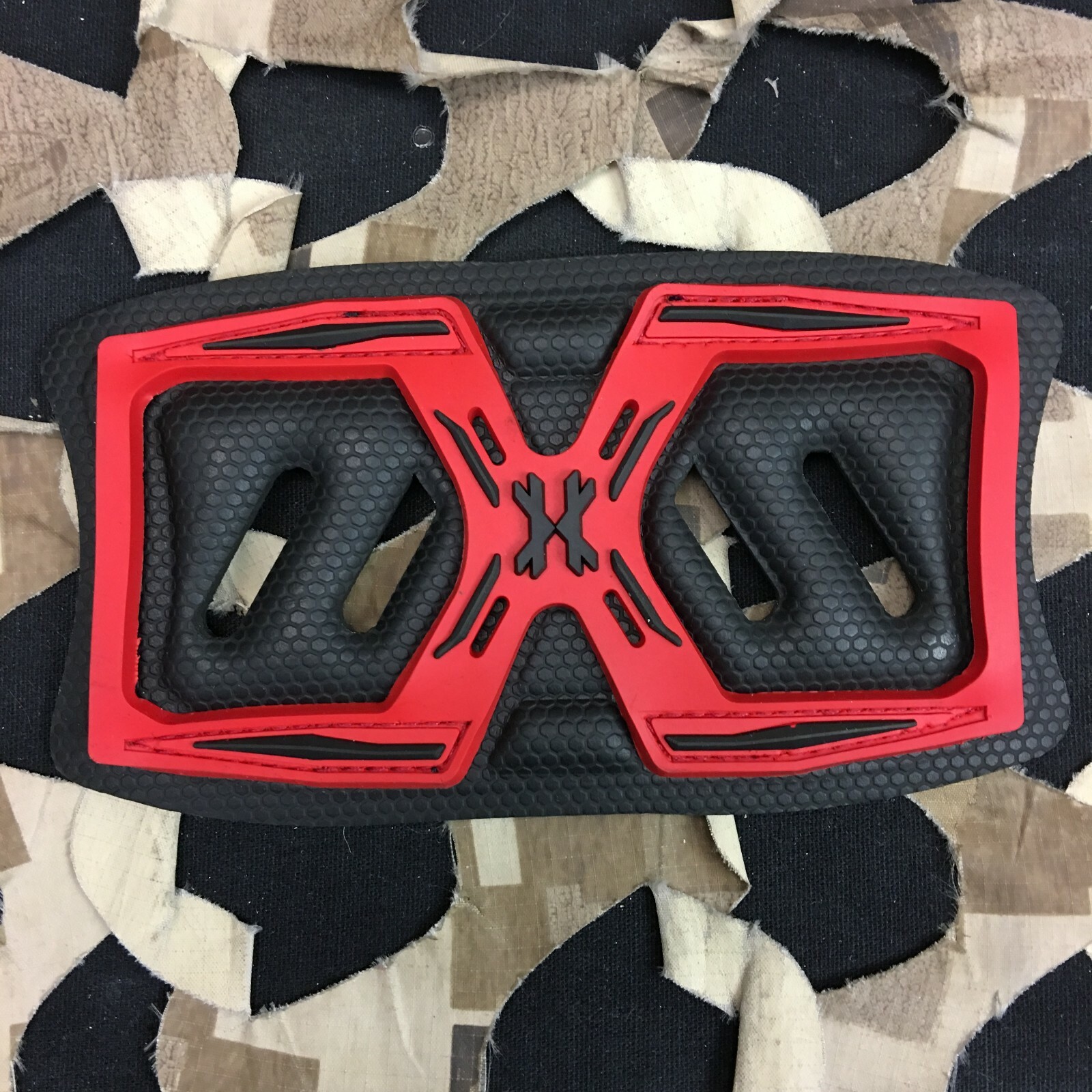New HK Army Universal CTX Goggle Strap Pad - Red/Black