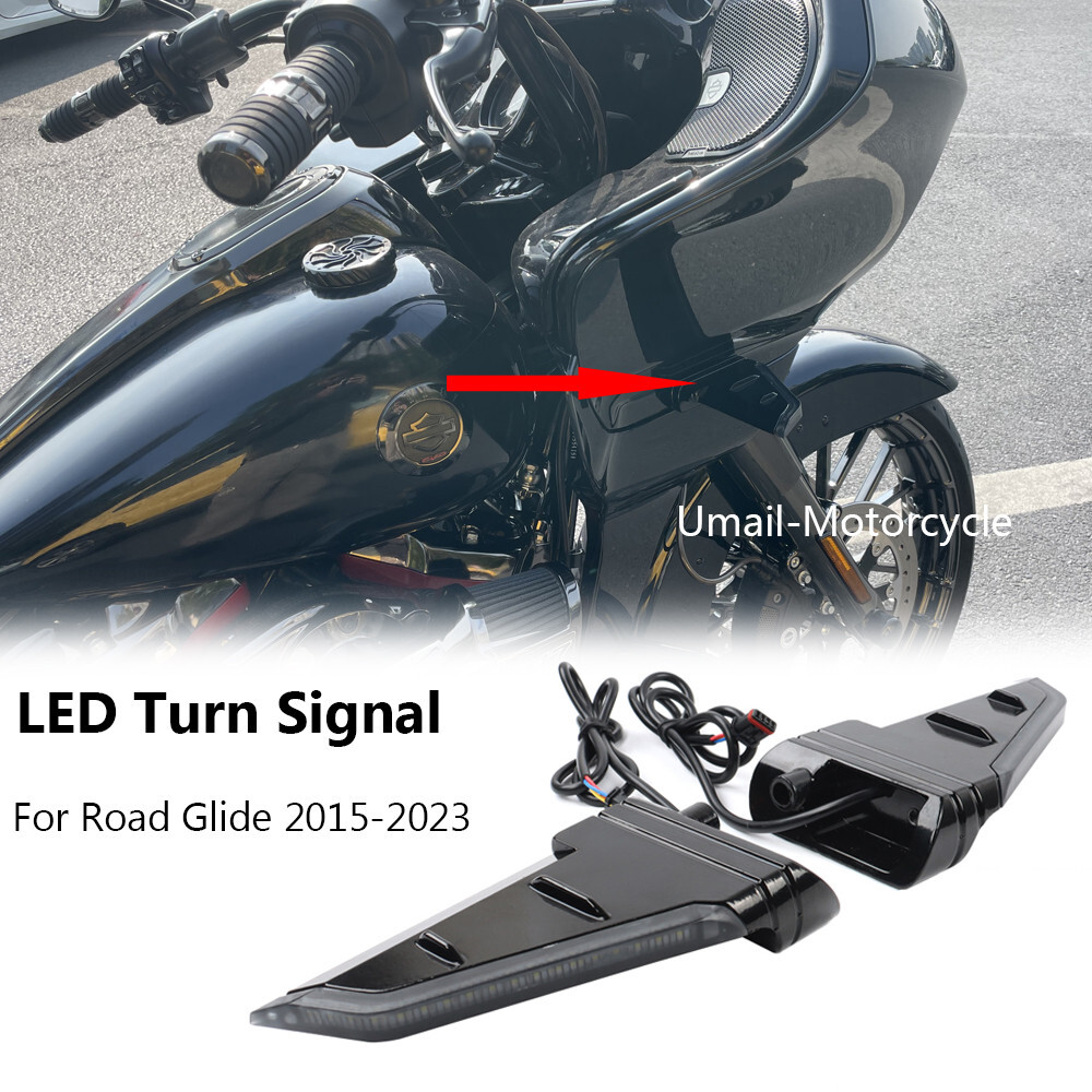 For Harley Road Glide Special FLTRXS 2015-2023 LED Turn Signal Running Lights