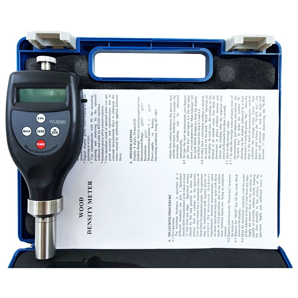 Digital Wood Density Meter Wood Densitometer Wood Indentation Density Tester
