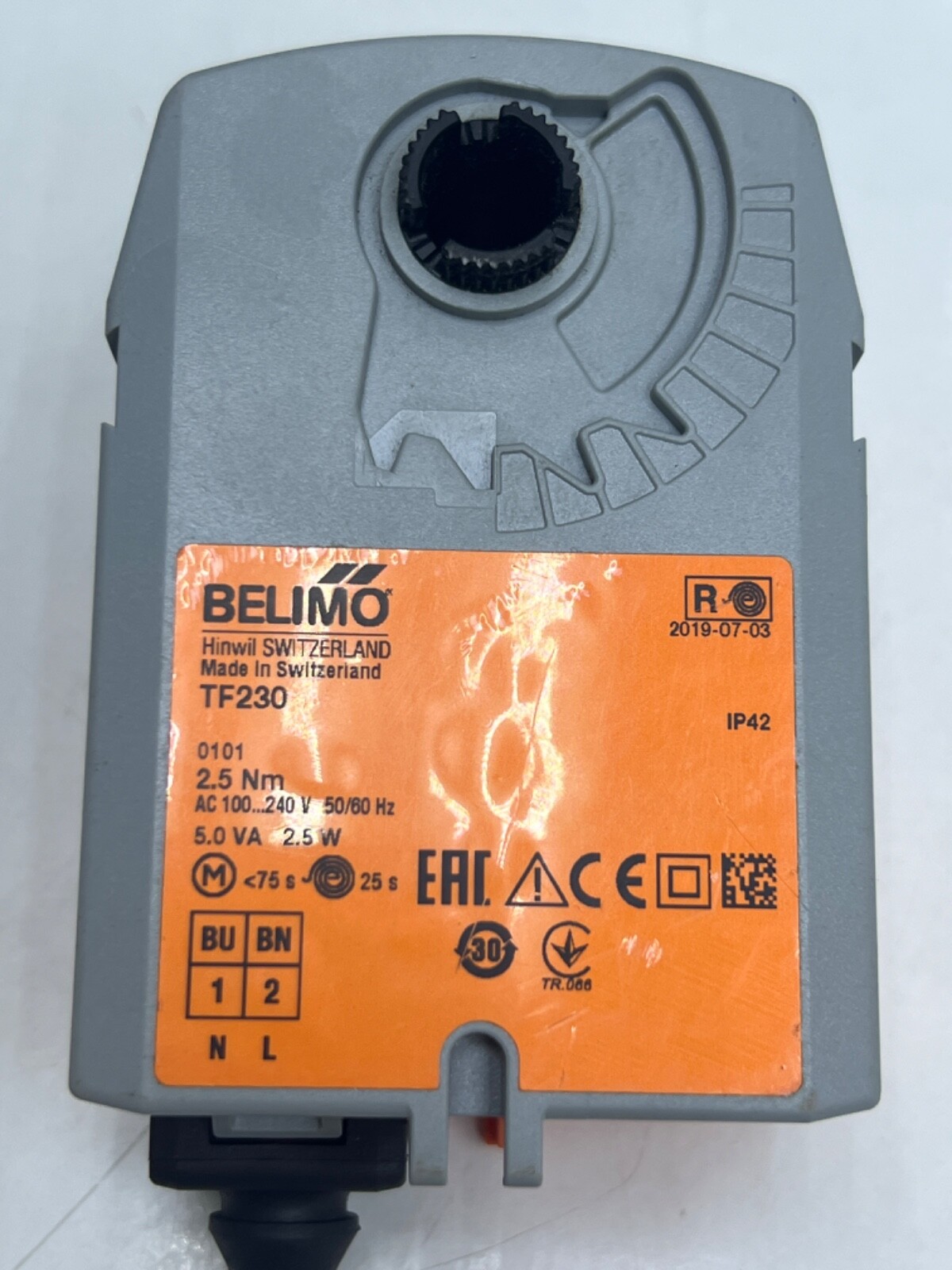 BELIMO TF230 ROTARY ACTUATOR FAIL