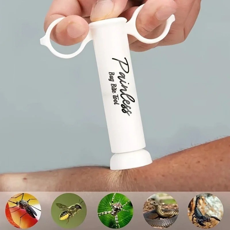 Bug Bite Suction Tool Venom Extractor Itch Relief Sting Remover Outdoor Hiking