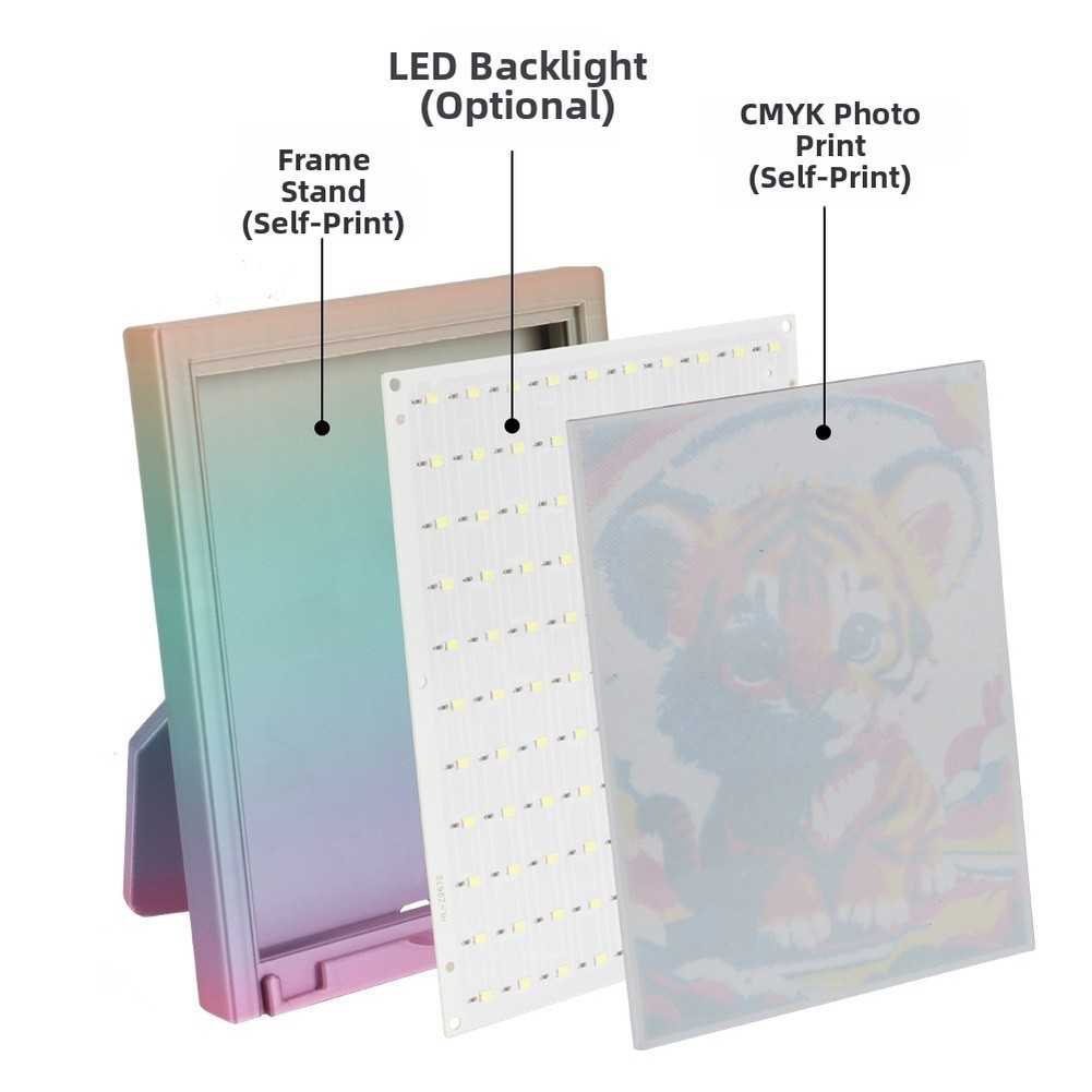 For 3D Printers for usb-c LED Panel Desktop Decoration Adjustable Brightness