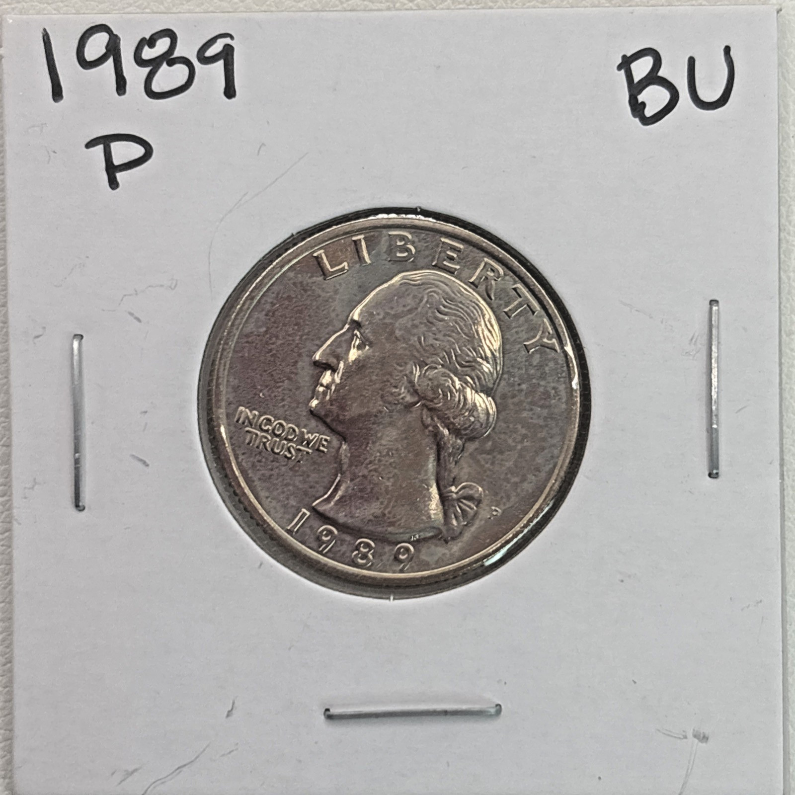 1989-P Washington Quarter BU (Brilliant Uncirculated) Philadelphia Mint