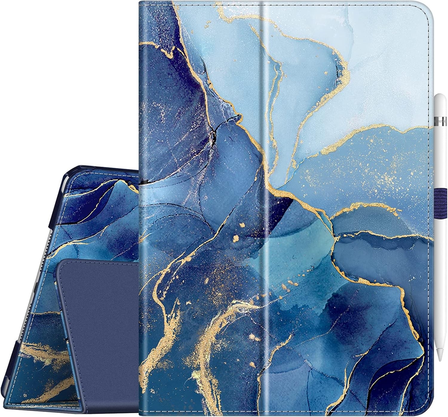 For 10.2 Inch iPad 9th/8th/7th Gen Folio Case Stand Back Cover Auto Sleep/Wake