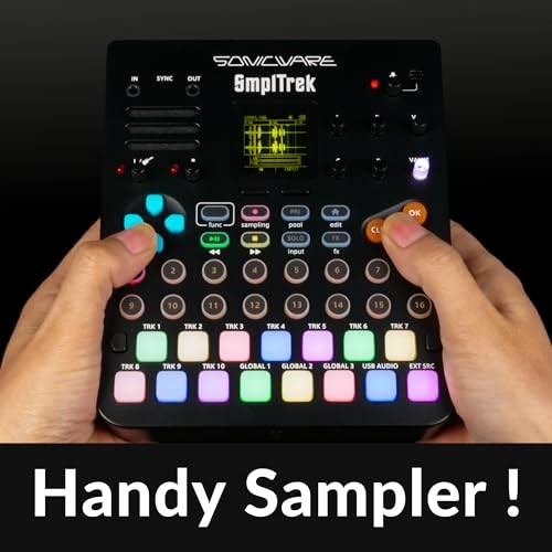 Sonicware SmplTrek Portable Production Sampler Drum Machine