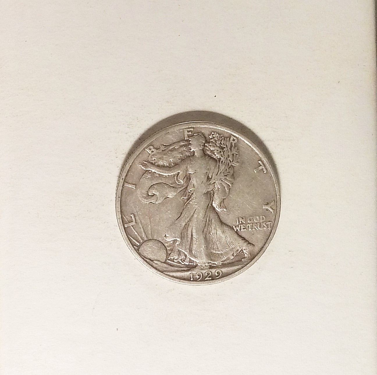 1929-S Walking Liberty Half Dollar, grades VF, For the Date Collector.