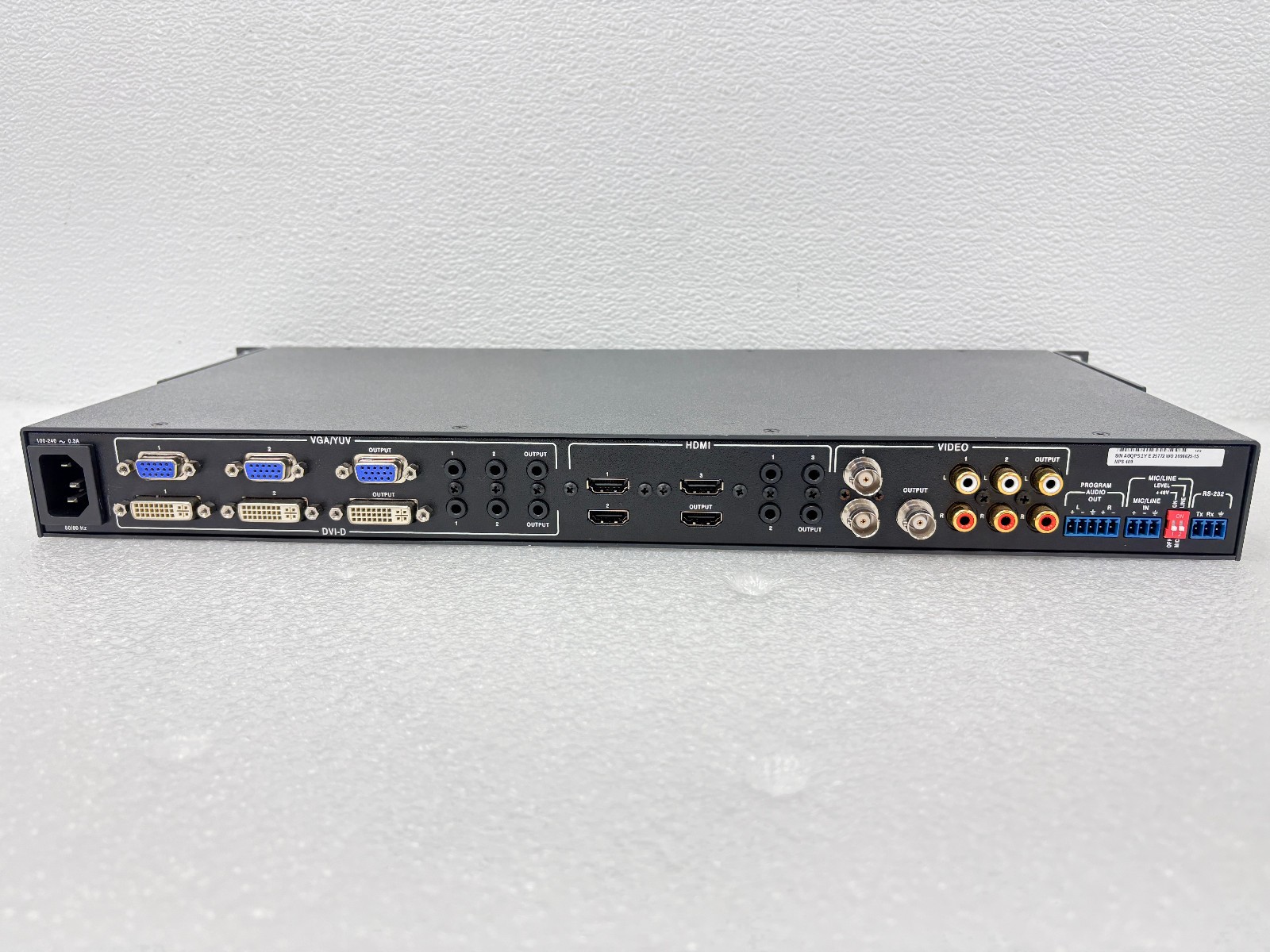 Pre Owned | Extron MPS 409 HD Digital Media Presentation Switcher Unit w Pwr Crd