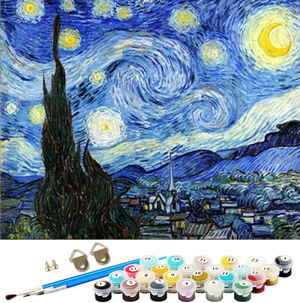 Wowdecor Paint by Numbers Kits for Adults Kids, DIY 16x20 inch, No Frame