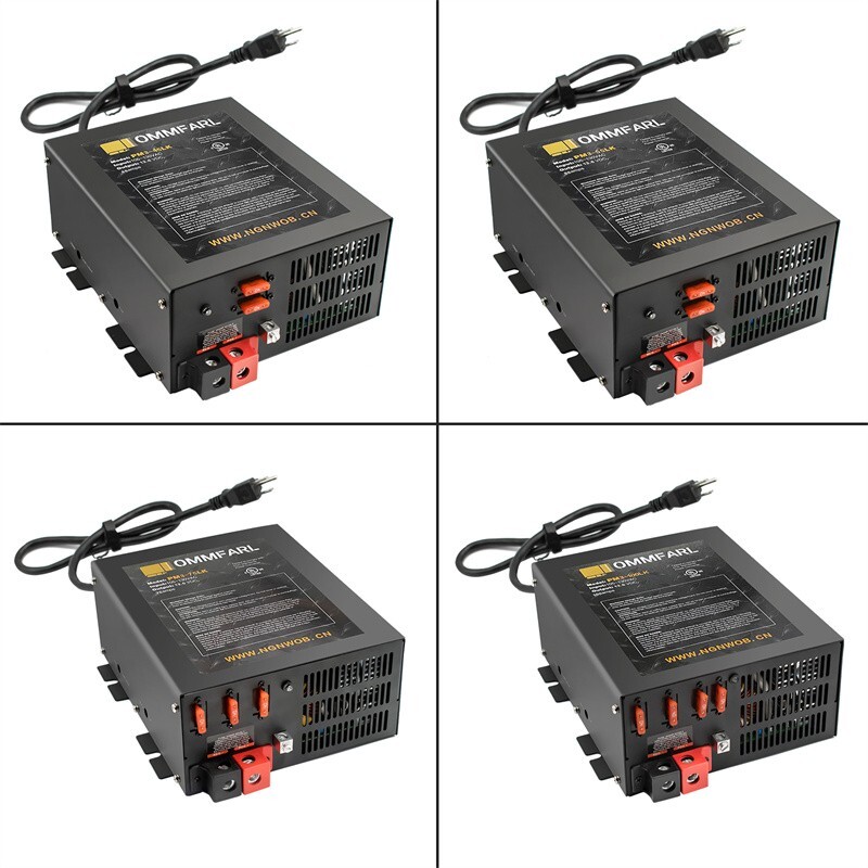 55A 75A 100Amp RV Power Converter Battery Charger 120VAC to 12VDC Power Supply