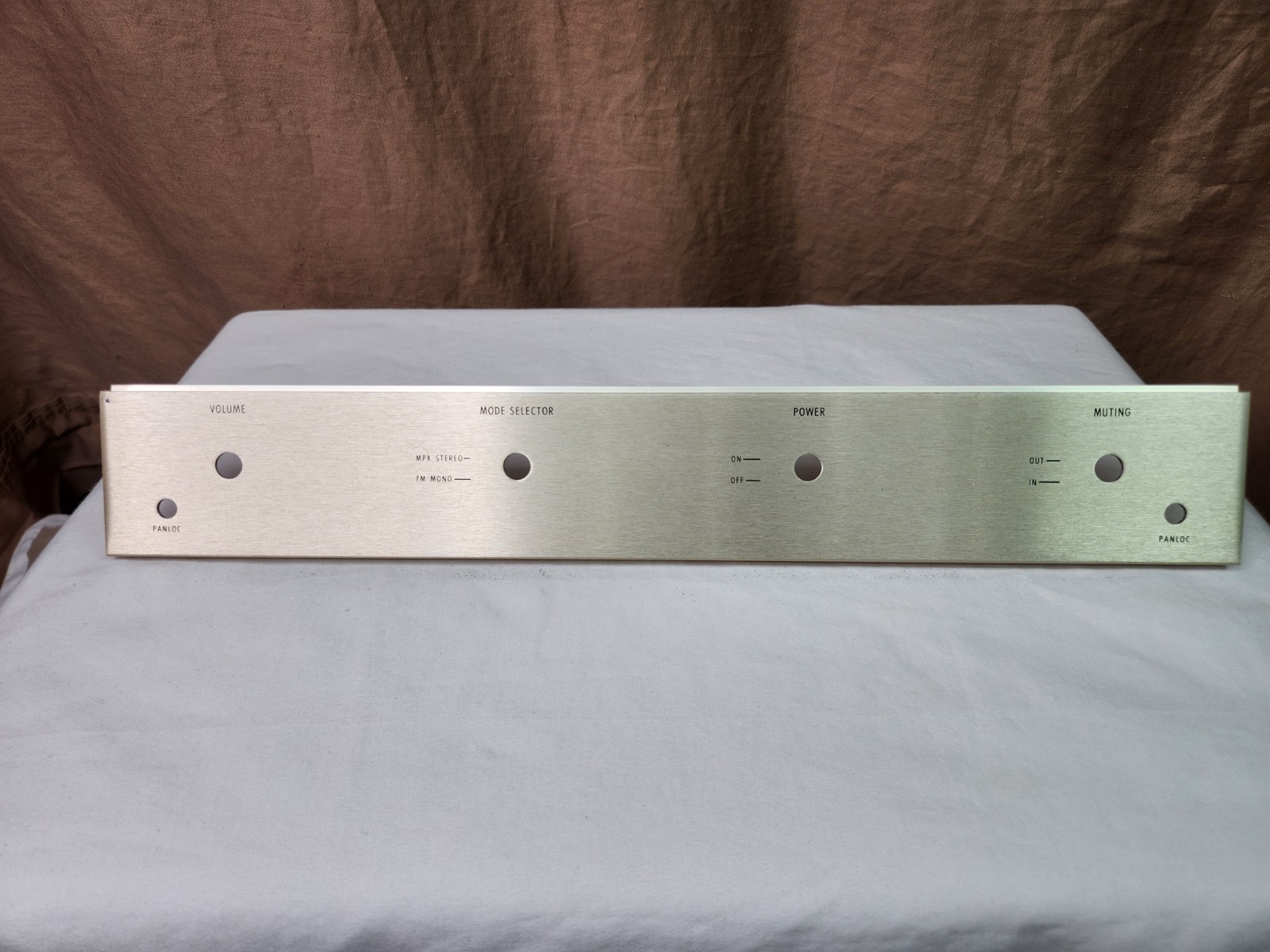McIntosh MR 67 bottom face plate