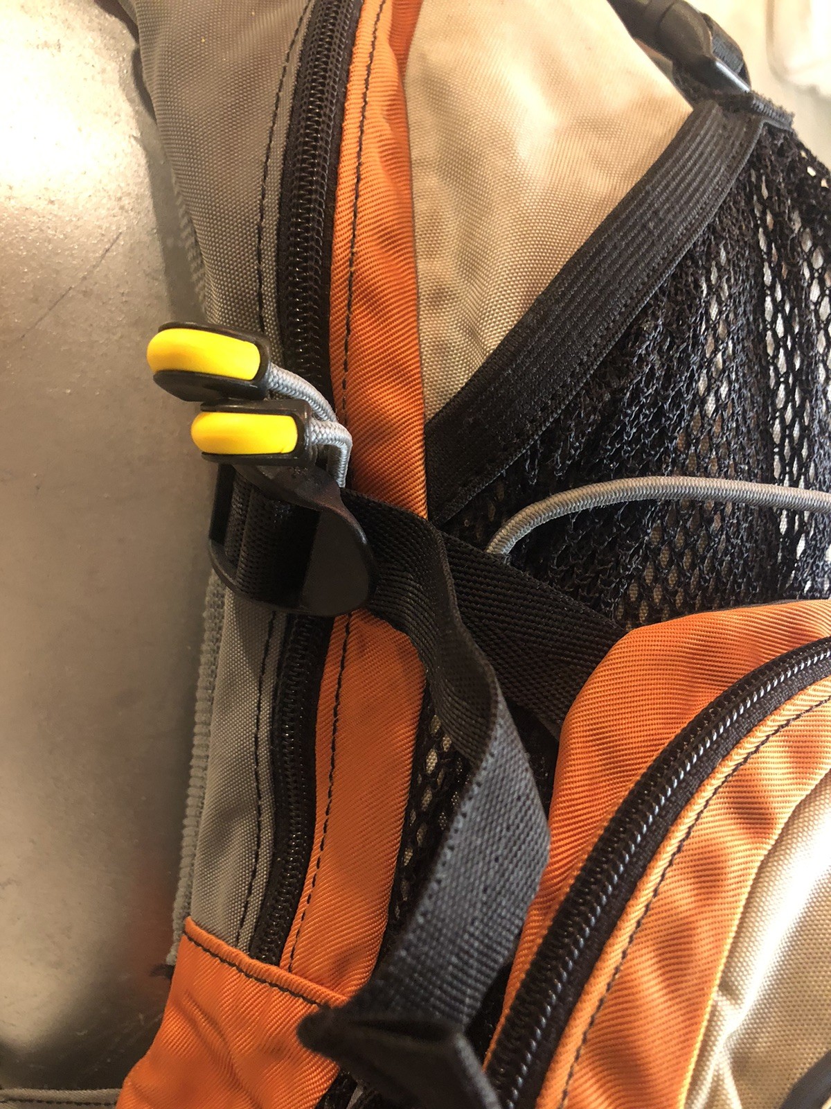 CamelBak M.U.L.E. Hydration Backpack Orange/Gray 3L/100oz No Bladder