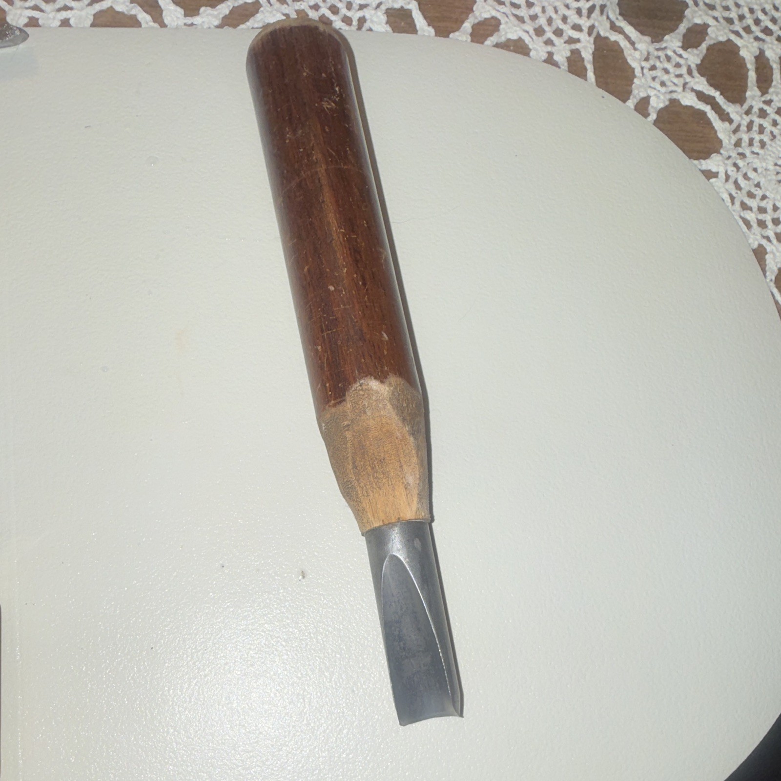 Wood Carving Chisel Gouge with Wooden Handle Craft Hand Tool for Carving