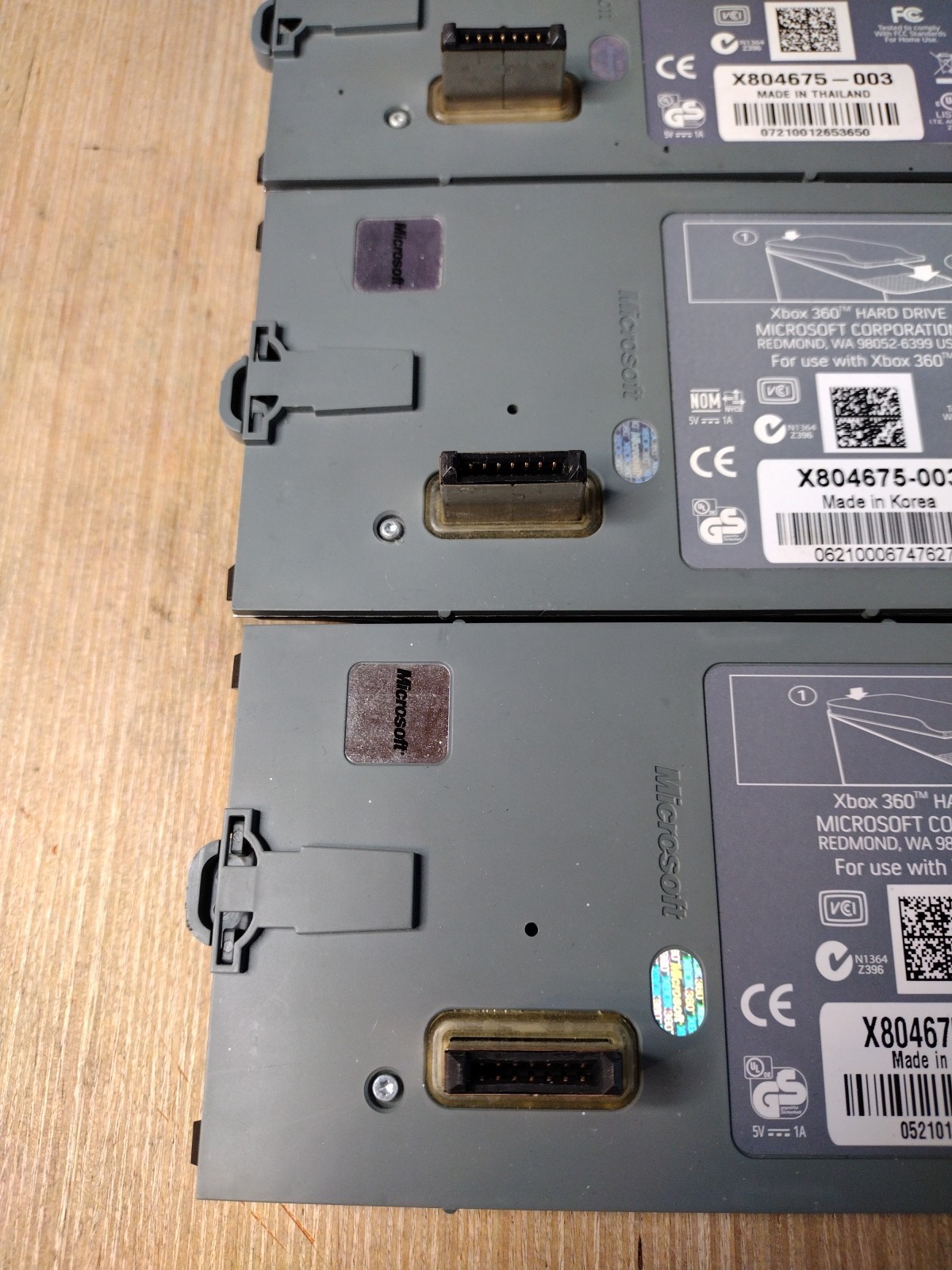 4 Official Microsoft Xbox 360 External Hard Dives Read Description