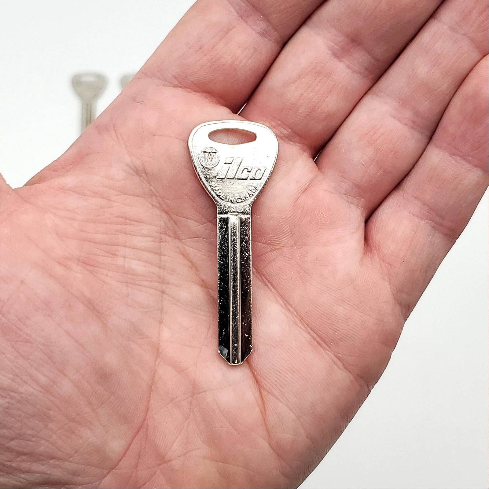 5x Ilco TA7 Key Blanks For Vintage Toyota Vehicles Nickel Plated NOS
