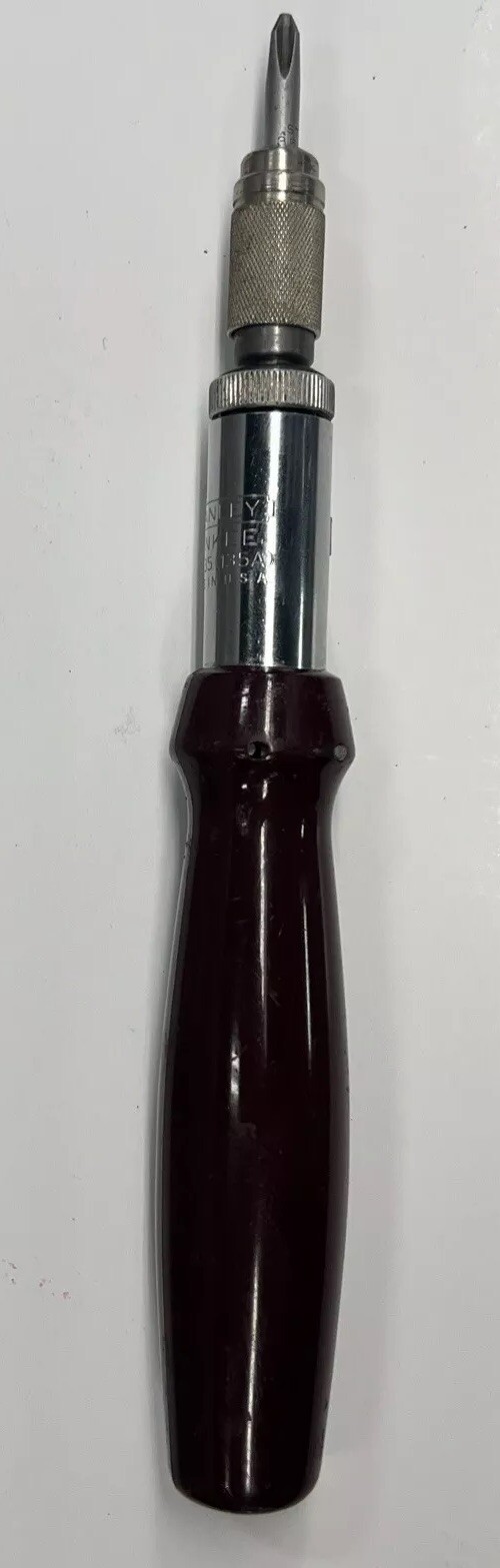 Stanley Yankee Screwdriver Plastic handle 68-135(135A) Spiral Ratchet W/Phillips