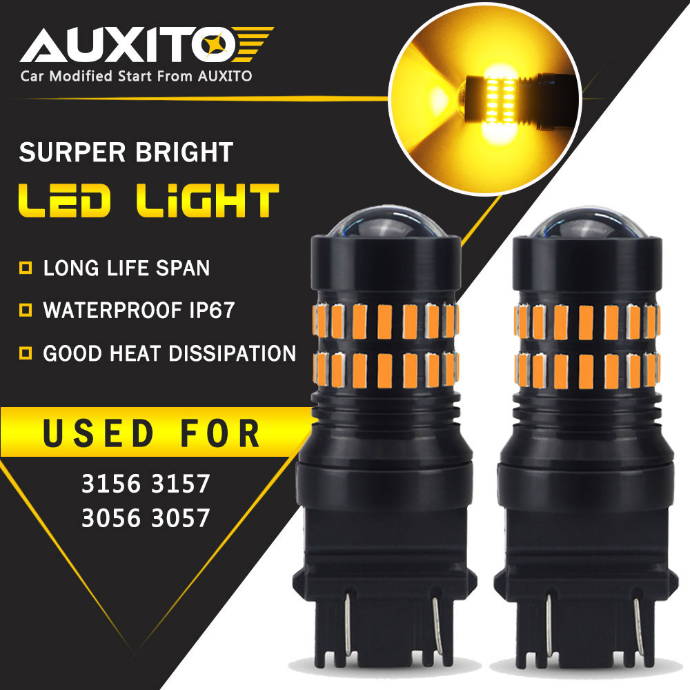 AUXITO Turn Signal Light 3157 3157A LED Bulb For Ford F150 F250 F350 Super Duty